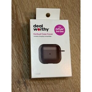 Dealworthy Earbud Case Cover for AirPods 3rd Gen Black